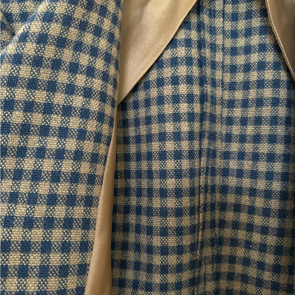 MaxMara Plaid Check Virgin Wool and Cashmere Blazer Suit Jacket - Picture 9 of 9